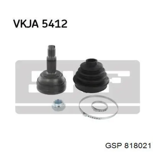 Compre 818021 GSP Junta homocinética externa dianteira