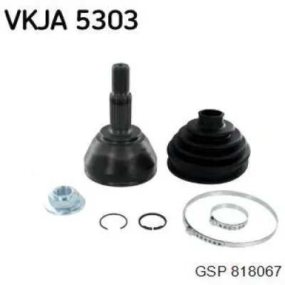 Junta homocinética externa dianteira GSP 818067 preço, a partir de 40,49 USD