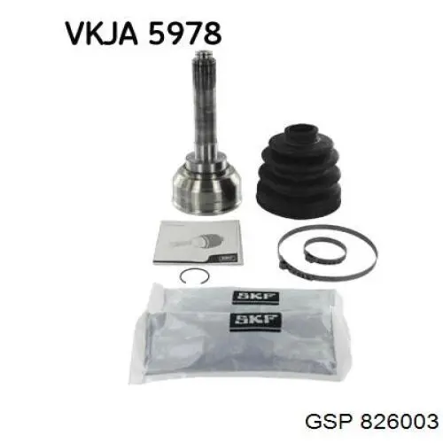 Junta homocinética externa dianteira GSP 826003 preço, a partir de 53,82 USD
