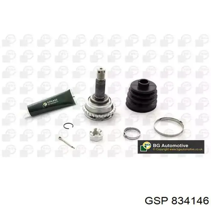 Junta homocinética externa dianteira GSP 834146 preço, a partir de 40,08 USD