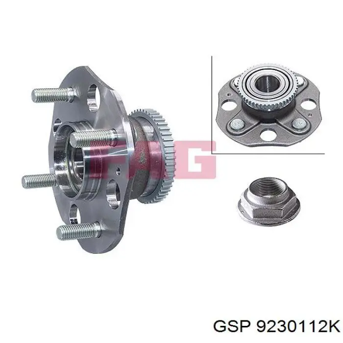 Cubo traseiro GSP 9230112K preço, a partir de 68,23 USD