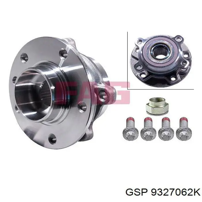 Cubo dianteiro GSP 9327062K preço, a partir de 89,68 USD