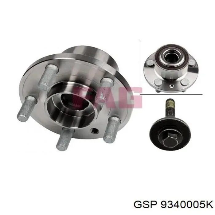 Cubo dianteiro GSP 9340005K preço, a partir de 83,78 USD