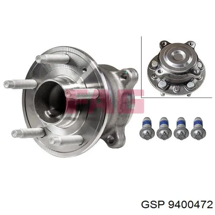 Cubo traseiro GSP 9400472 preço, a partir de 89,41 USD