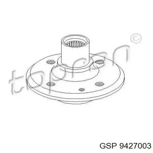 Compre 9427003 GSP Cubo traseiro