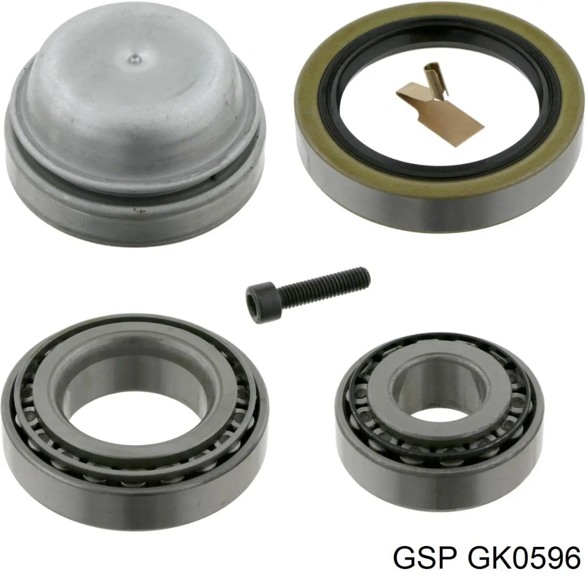 Compre GK0596 GSP Rolamento de cubo dianteiro