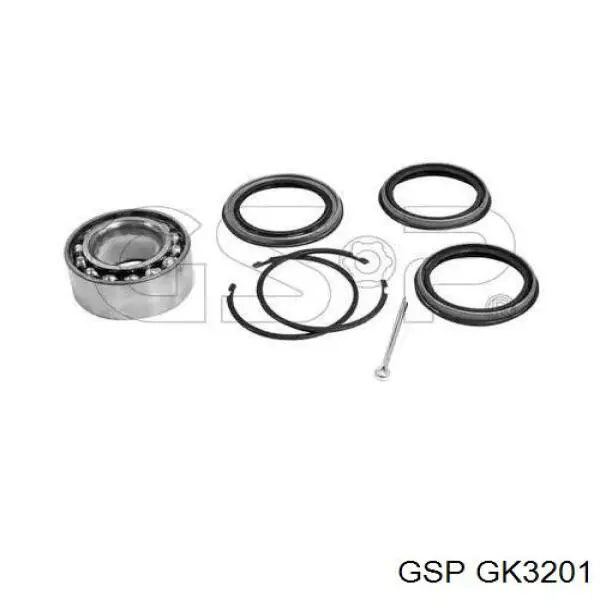 Rolamento de cubo dianteiro GSP GK3201 preço, a partir de 28,53 USD