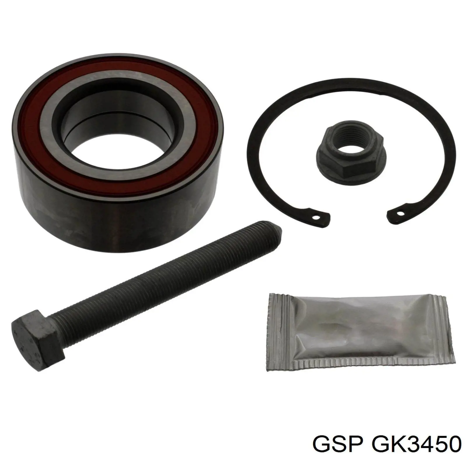 GK3450 GSP Rolamento de cubo traseiro