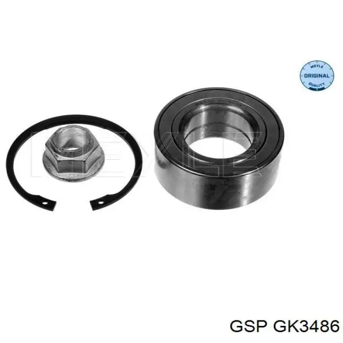 GK3486 GSP Rolamento de cubo traseiro