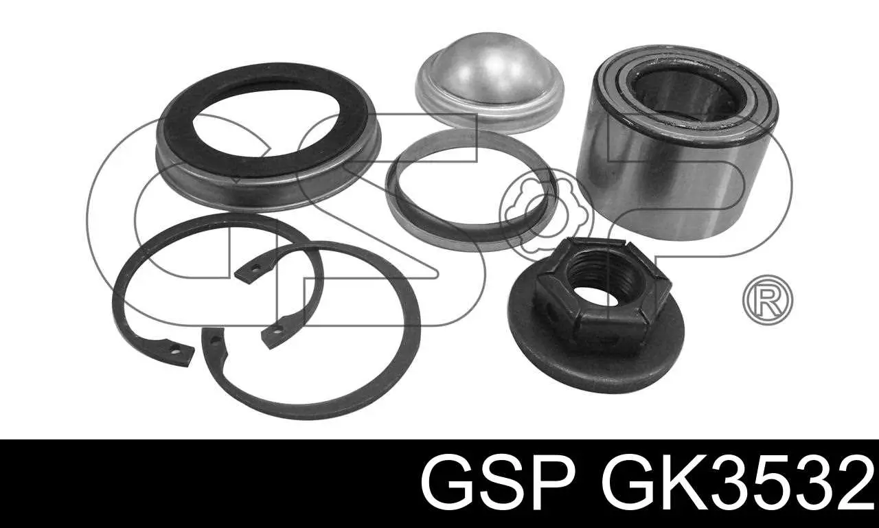 Rolamento de cubo dianteiro GSP GK3532 preço, a partir de 27,41 USD
