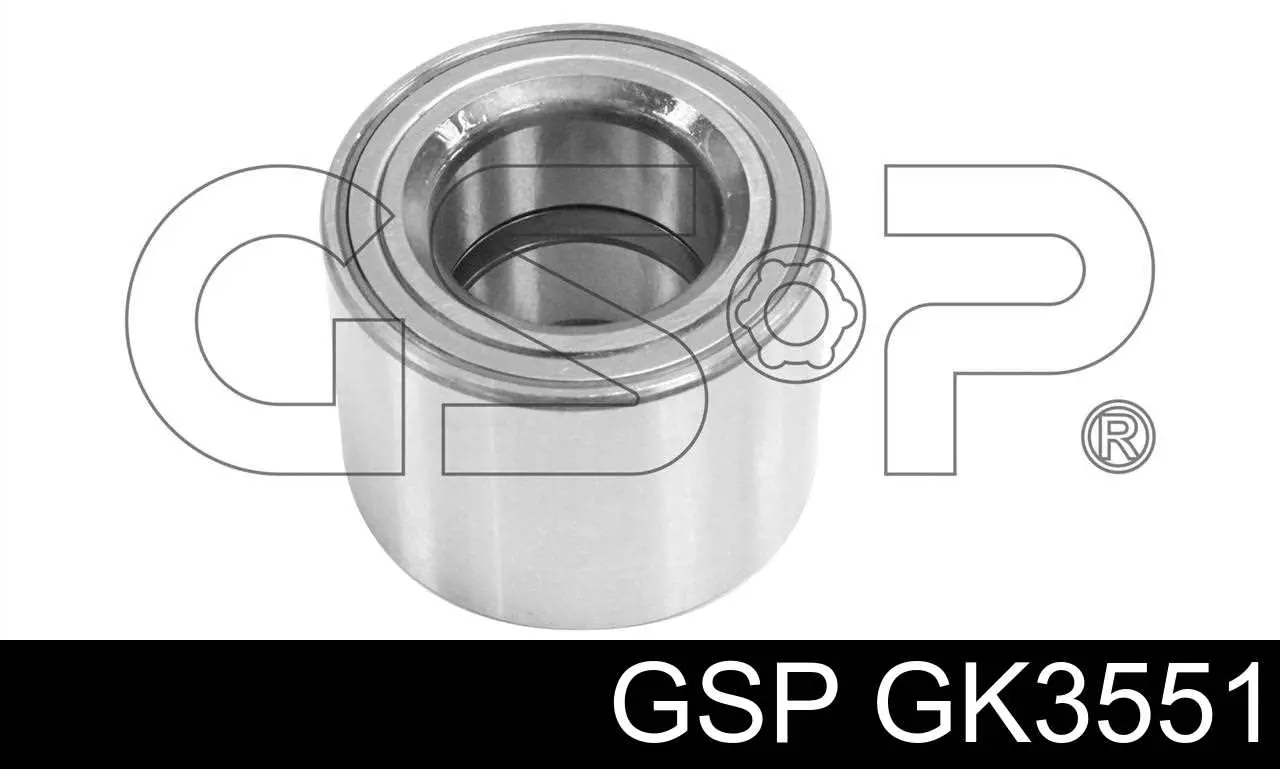 Rolamento de cubo dianteiro GSP GK3551 preço, a partir de 37,35 USD