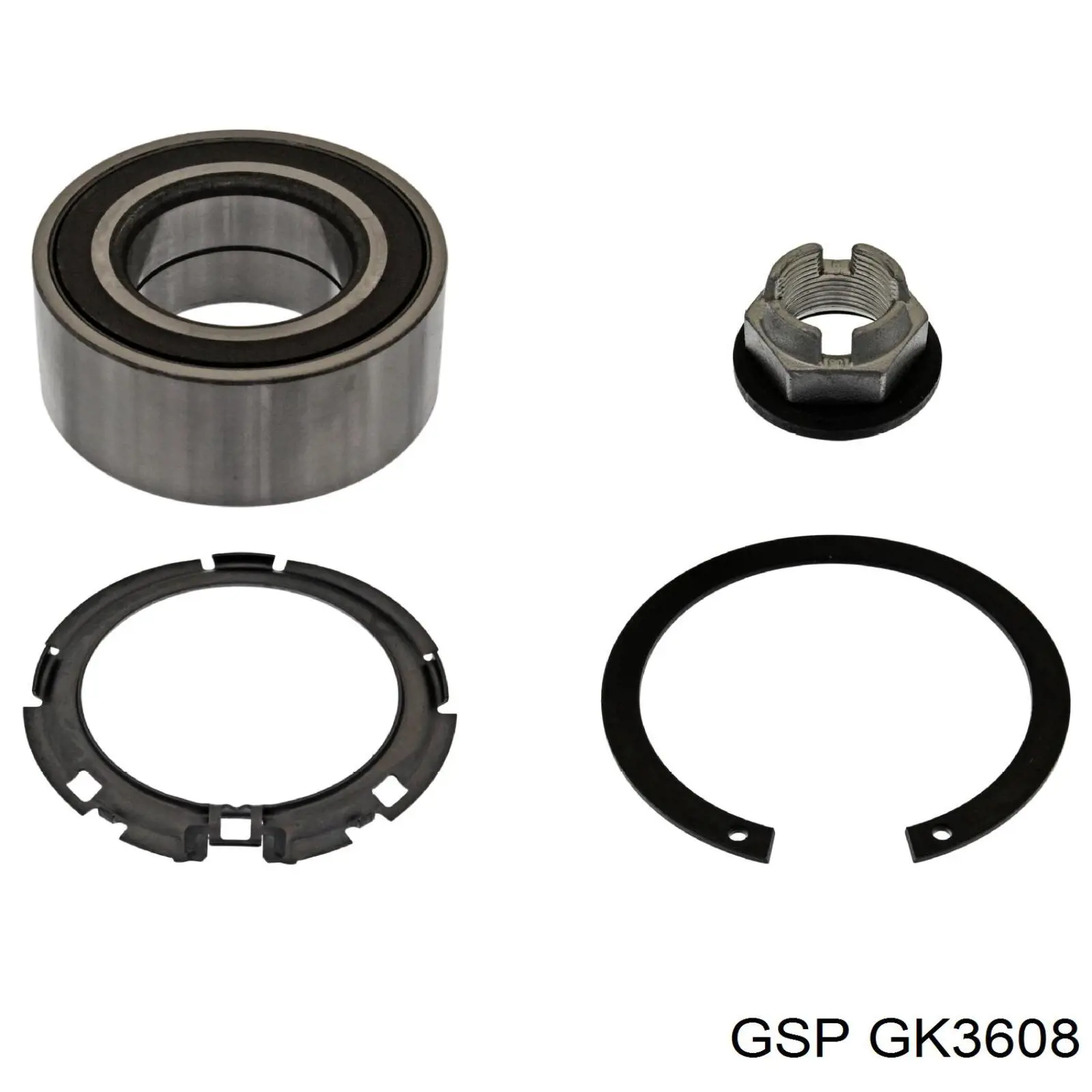 Rolamento de cubo dianteiro GSP GK3608 preço, a partir de 38,66 USD