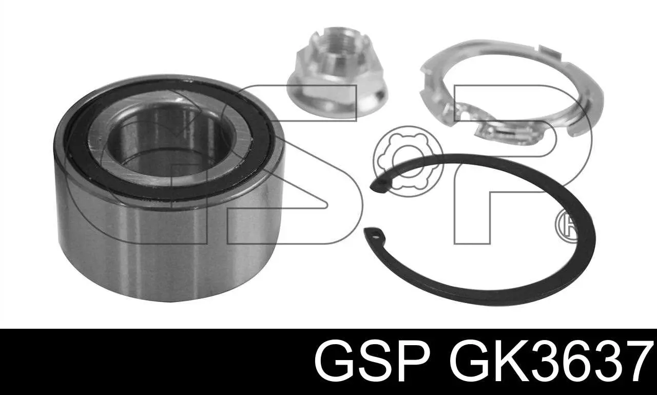 Rolamento de cubo dianteiro GSP GK3637 preço, a partir de 31,56 USD