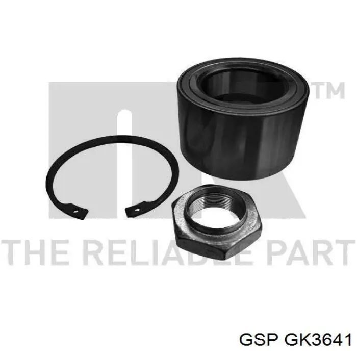 Rolamento de cubo dianteiro GSP GK3641 preço, a partir de 62,38 USD