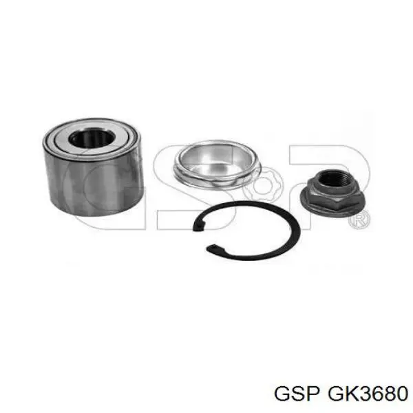 Rolamento de cubo traseiro GSP GK3680 preço, a partir de 29,12 USD