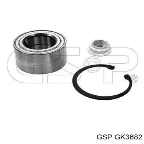 Rolamento de cubo traseiro GSP GK3682 preço, a partir de 28,44 USD