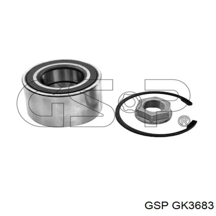 Rolamento de cubo dianteiro GSP GK3683 preço, a partir de 38,08 USD