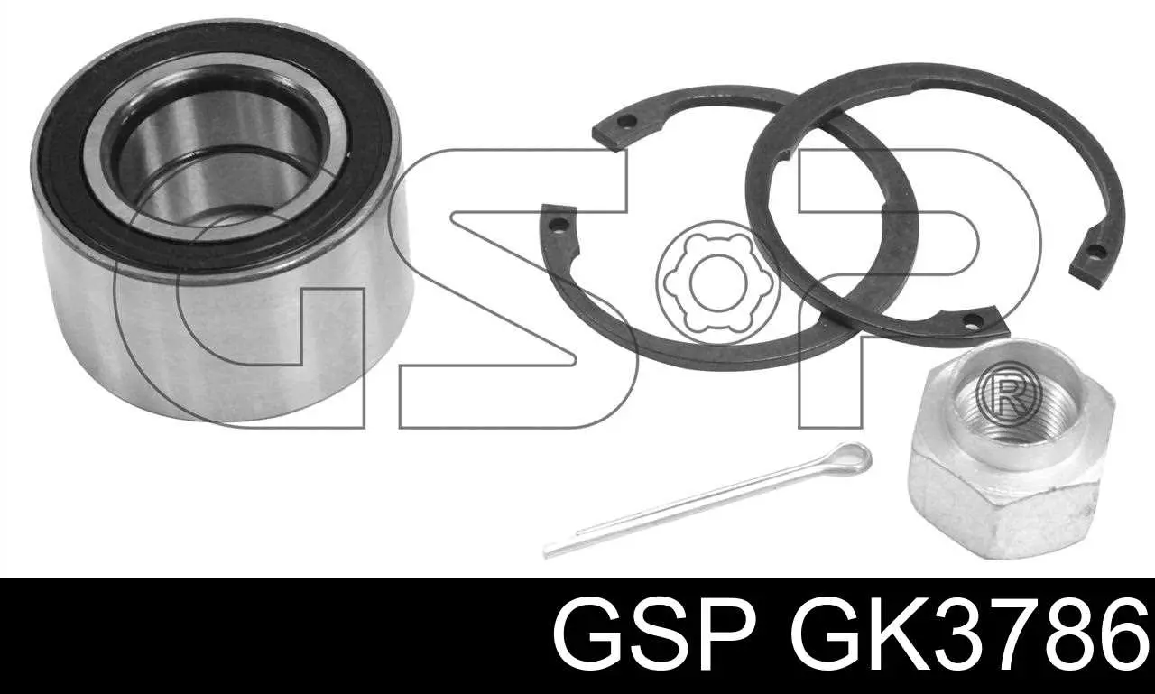 GK3786 GSP Rolamento de cubo dianteiro