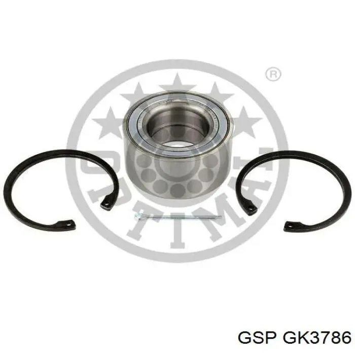 Compre GK3786 GSP Rolamento de cubo dianteiro