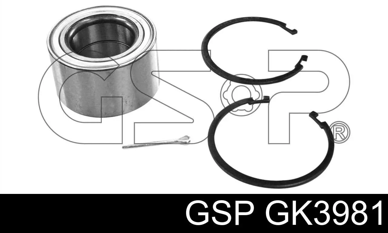 Rolamento de cubo dianteiro GSP GK3981 preço, a partir de 30,70 USD