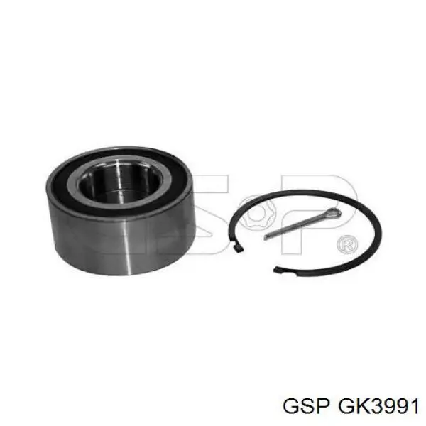 GK3991 GSP Rolamento de cubo dianteiro