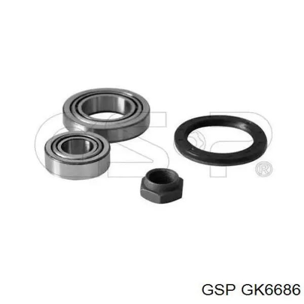 Rolamento de cubo dianteiro GSP GK6686 preço, a partir de 25,50 USD