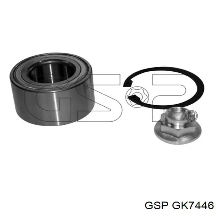 GK7446 GSP Rolamento de cubo dianteiro