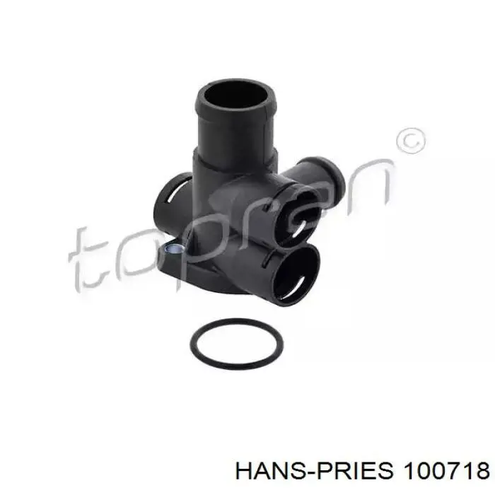 100718 Hans Pries (Topran) Flange do sistema de esfriamento (união em T)
