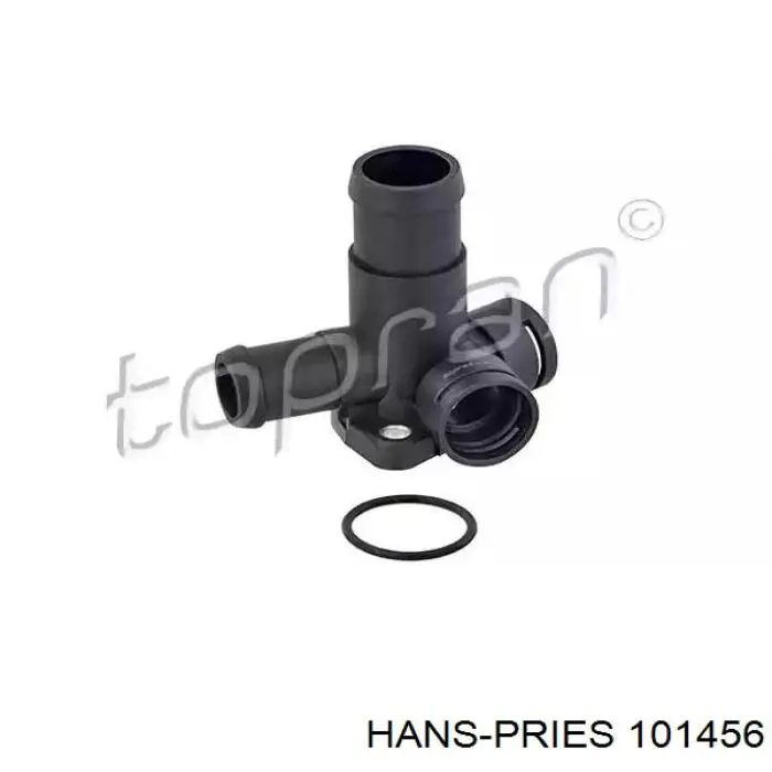 101456 Hans Pries (Topran) Flange do sistema de esfriamento (união em T)