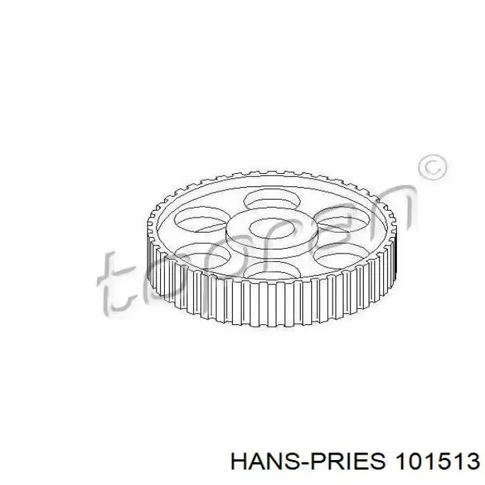 101513 Hans Pries (Topran) Engrenagem de cadeia da roda dentada da árvore distribuidora de motor