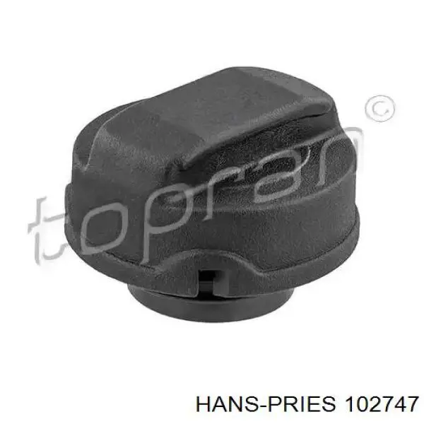 102747 Hans Pries (Topran) Tampa (tampão) do tanque de combustível