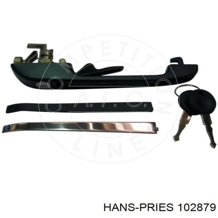 Maçaneta dianteira direita da porta externa Hans Pries (Topran) 102879 preço, a partir de 11,99 USD