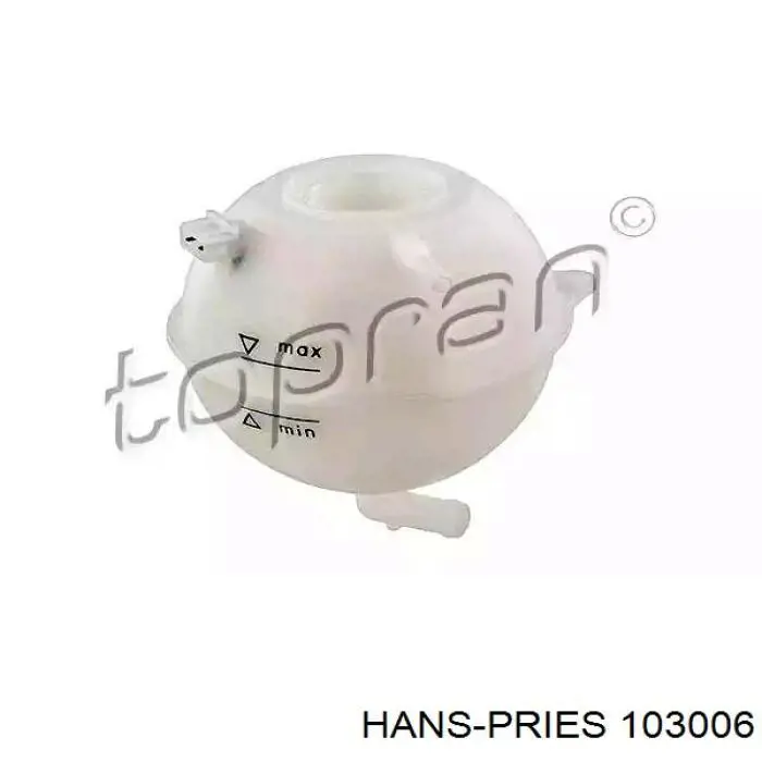 103006 Hans Pries (Topran) Tanque de expansão do sistema de esfriamento