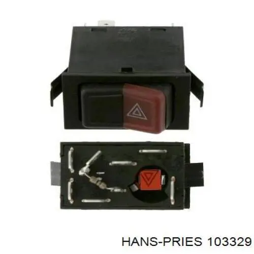Compre 103329 Hans Pries (Topran) Comutador das luzes no "painel de instrumentos"