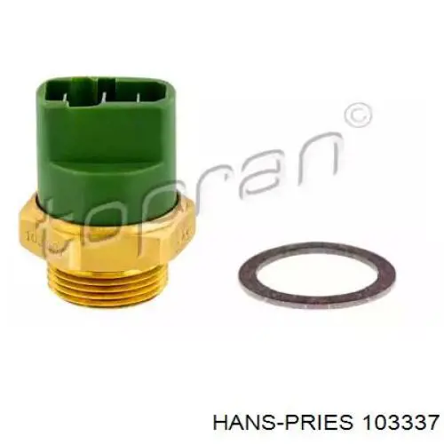 Sensor de temperatura do fluido de esfriamento (de ativação de ventilador do radiador) Hans Pries (Topran) 103337 preço, a partir de 18,11 USD