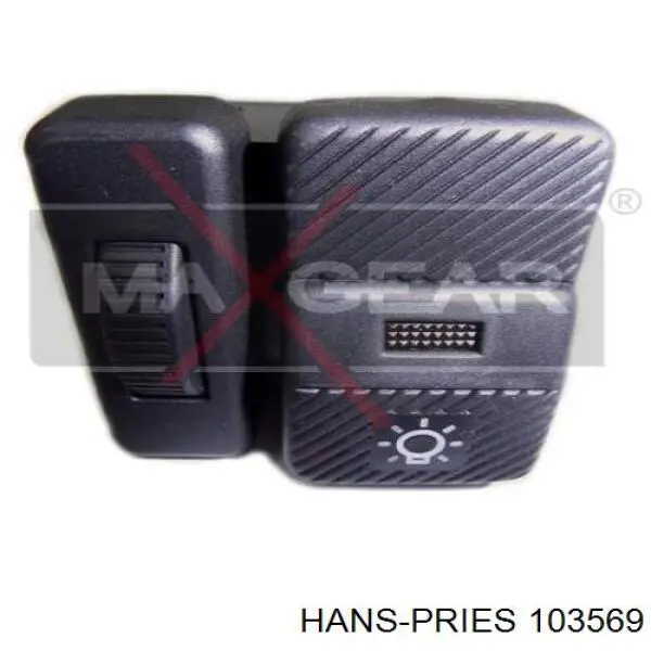Compre 103569 Hans Pries (Topran) Comutador das luzes no "painel de instrumentos"