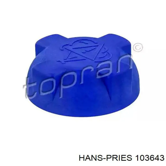 103643 Hans Pries (Topran) Tampa (tampão) do tanque de expansão