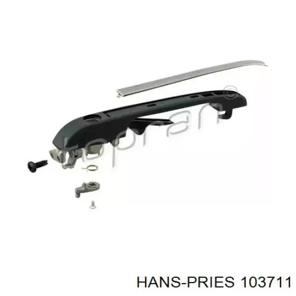 103711 Hans Pries (Topran) Maçaneta dianteira direita da porta externa
