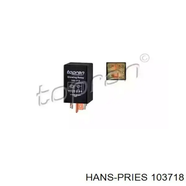 103718 Hans Pries (Topran) Relê das velas de incandescência