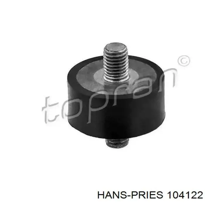 Consola (coxim de fixação) inferior do radiador Hans Pries (Topran) 104122 preço, a partir de 2,38 USD