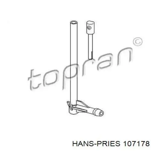 Injetor de fluido para lavador de vidro traseiro Hans Pries (Topran) 107178 preço, a partir de 3,74 USD