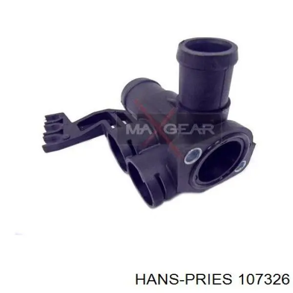 107326 Hans Pries (Topran) Flange do sistema de esfriamento (união em T)