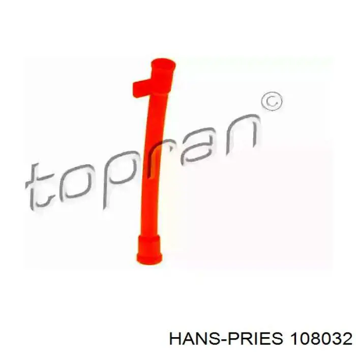 108032 Hans Pries (Topran) Guia de sonda indicador do nível de óleo no motor
