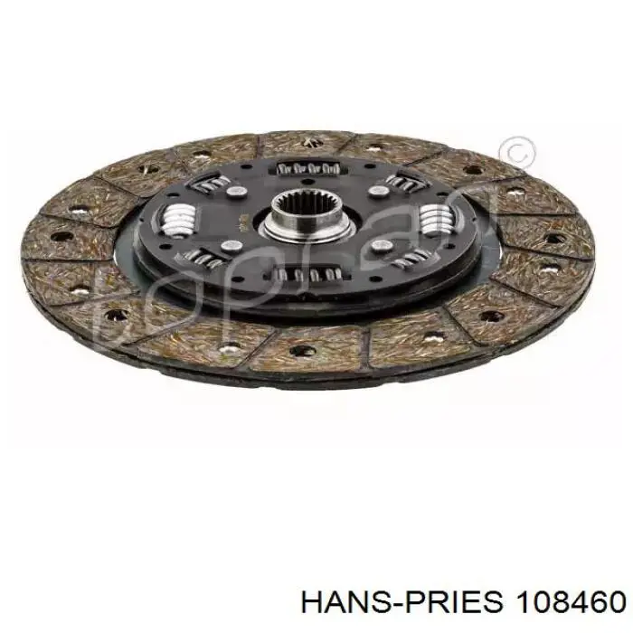 108460 Hans Pries (Topran) Disco de embraiagem