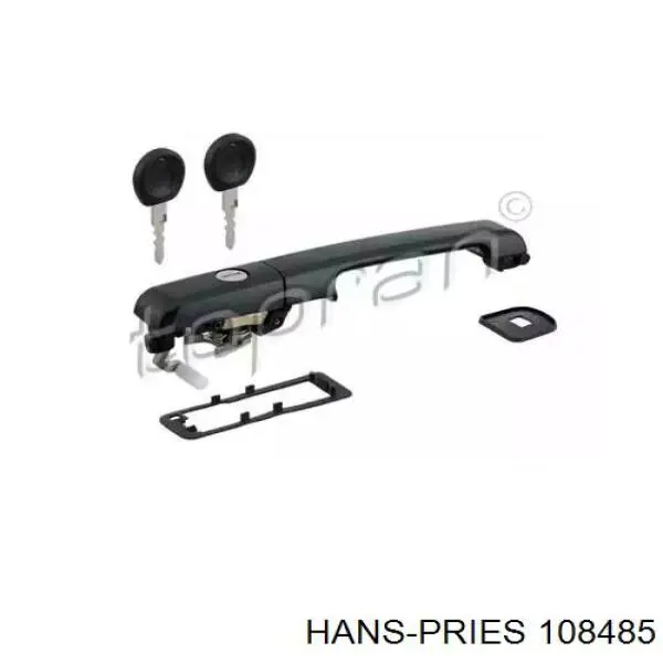 108485 Hans Pries (Topran) Maçaneta dianteira direita da porta externa