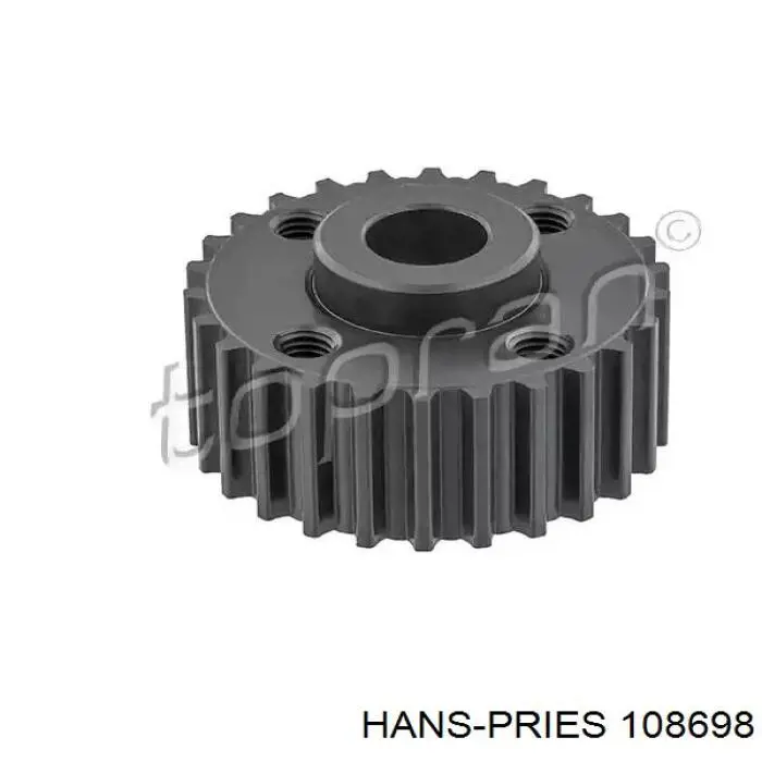 108698 Hans Pries (Topran) Engrenagem de cadeia da roda dentada de acionamento de cambota de motor