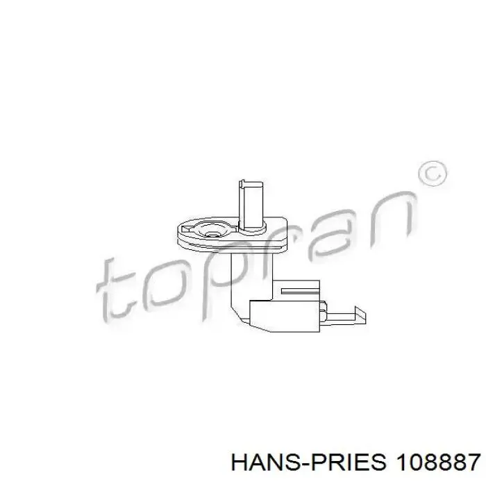 108887 Hans Pries (Topran) Sensor de fechamento de portas (interruptor de fim de carreira)