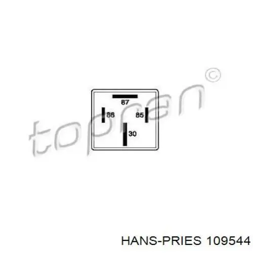 Relê de bomba de gasolina elétrica Hans Pries (Topran) 109544 preço, a partir de 7,66 USD