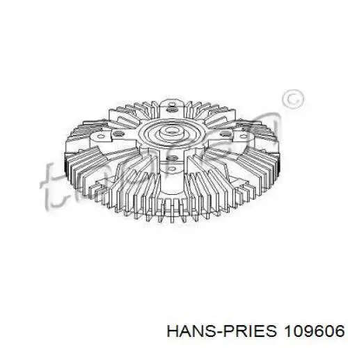 109606 Hans Pries (Topran) Acoplamento viscoso de ventilador de esfriamento