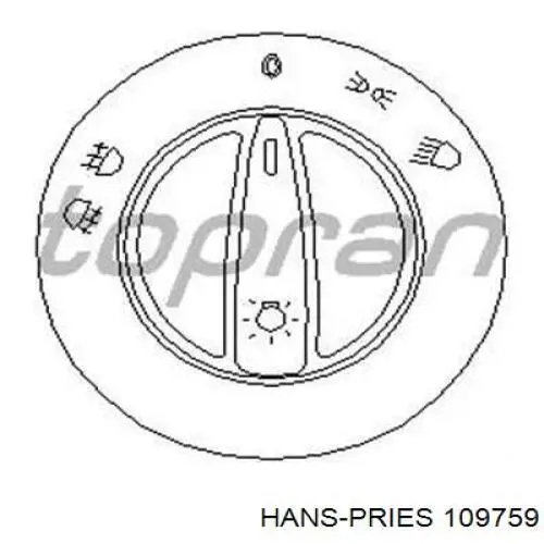 Sensor de ativação das luzes de marcha à ré Hans Pries (Topran) 109759 preço, a partir de 17,36 USD